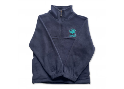 Pukekohe East Half Zip Polar Fleece Navy image